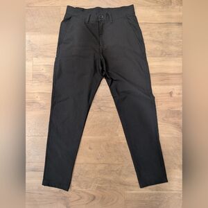 lululemon Slim-Tapered Heavy Twill Trouser - black - Size 31